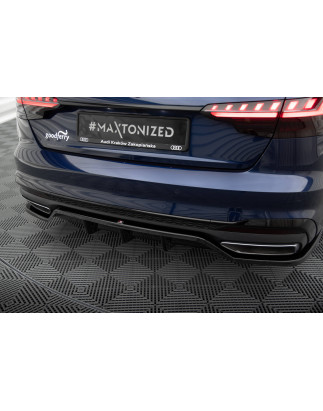 Splitter posteriore (con barre verticali) V.2 Audi A4 S-Line B9 Facelift (Cod. M-AU-A4-B9F-SLINE-RD3
