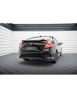 Splitter posteriore (con barre verticali) Honda Civic Mk10 (Cod. M-HO-CI-10-RD1G+RD2G)