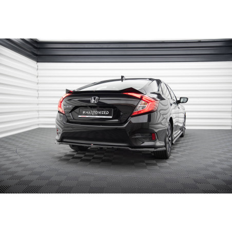 Splitter posteriore (con barre verticali) Honda Civic Mk10 (Cod. M-HO-CI-10-RD1G+RD2G)