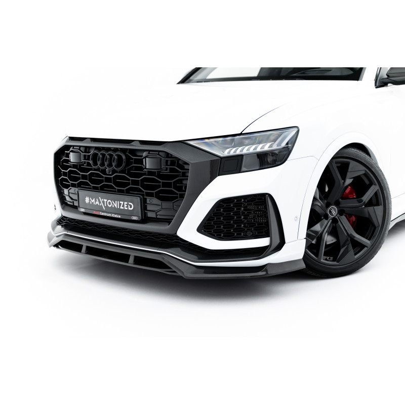 Splitter anteriore in carbonio  Audi RSQ8 Mk1 (Cod. M-CF-AU-RSQ8-1-FD1+FD1R-245-P)