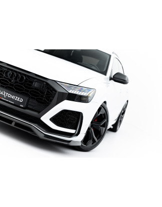 Splitter anteriore in carbonio Audi RSQ8 Mk1 (Cod. M-CF-AU-RSQ8-1-FD1+FD1R-245-P)