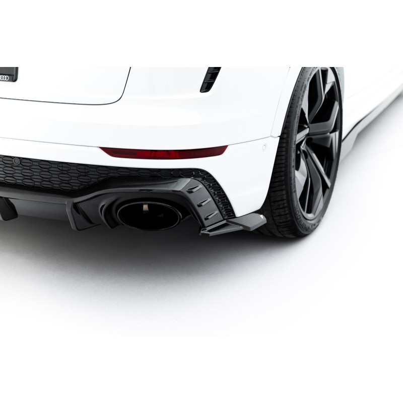  Splitters posteriori laterali in fibra di carbonio Audi RSQ8 Mk1 (Cod. M-CF-AU-RSQ8-1-RSD1-245-P)