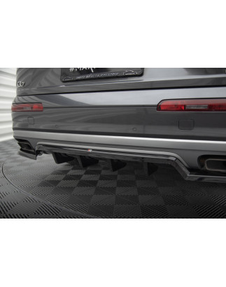 Splitter posteriore (con barre verticali) Audi Q7 Mk2 (Cod. M-AU-Q7-2-RD1G+RD2G)