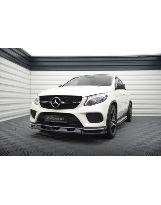 SPLITTER ANTERIORE V.1 Mercedes-Benz GLE Coupe 43 AMG / AMG-Line C292 (Cod. M-ME-GLE-C292-AMGLINE-FD