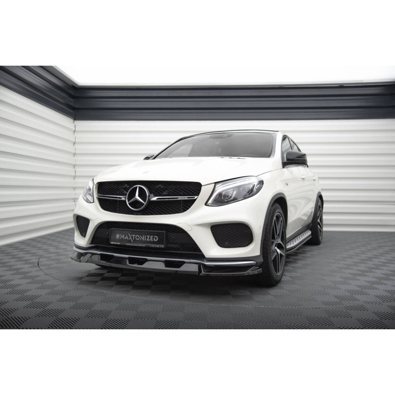 SPLITTER ANTERIORE V.1 Mercedes-Benz GLE Coupe 43 AMG / AMG-Line C292 (Cod. M-ME-GLE-C292-AMGLINE-FD