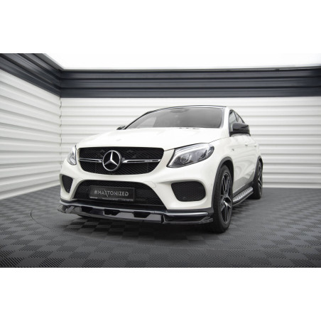 SPLITTER ANTERIORE V.1 Mercedes-Benz GLE Coupe 43 AMG / AMG-Line C292 (Cod. M-ME-GLE-C292-AMGLINE-FD