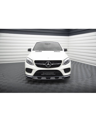 SPLITTER ANTERIORE V.1 Mercedes-Benz GLE Coupe 43 AMG / AMG-Line C292 (Cod. M-ME-GLE-C292-AMGLINE-FD