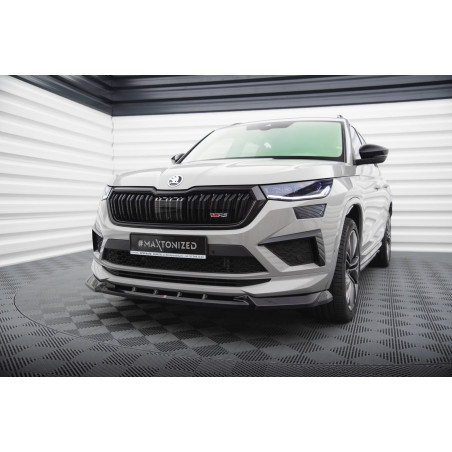 SPLITTER ANTERIORE V.1 Skoda Kodiaq RS Mk1 Facelift (Cod. M-SK-KO-1F-RS-FD1G)
