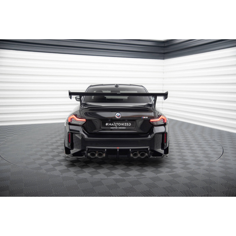 Alettone in fibra di carbonio con staffe verticali BMW M2 G87 / M240i / 2 M-Pack / 2 Standard G42 (C