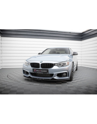 SPLITTER ANTERIORE street pro BMW 4  M-Pack F32 / F36 / F33  (Cod. M-BM4F32MPACKCNC-FD4B)