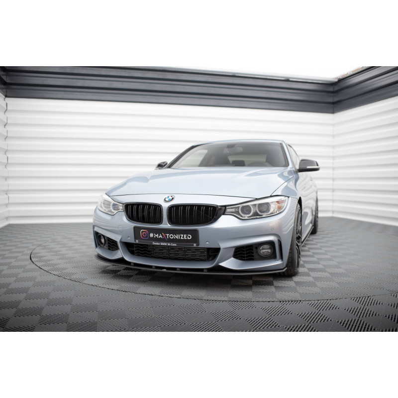 SPLITTER ANTERIORE street pro BMW 4  M-Pack F32 / F36 / F33  (Cod. M-BM4F32MPACKCNC-FD4B)