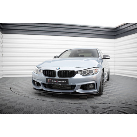 SPLITTER ANTERIORE street pro BMW 4  M-Pack F32 / F36 / F33  (Cod. M-BM4F32MPACKCNC-FD4B)