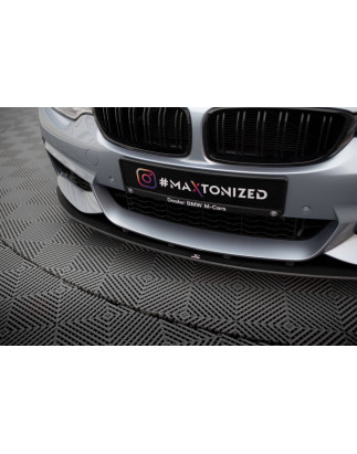 SPLITTER ANTERIORE street pro BMW 4  M-Pack F32 / F36 / F33  (Cod. M-BM4F32MPACKCNC-FD4B)