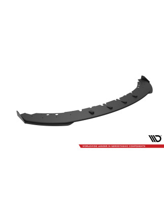 SPLITTER ANTERIORE street pro + Flaps BMW 4  M-Pack F32 / F36 / F33  (Cod. M-BM4F32MPACKCNC-FD4B+FSF