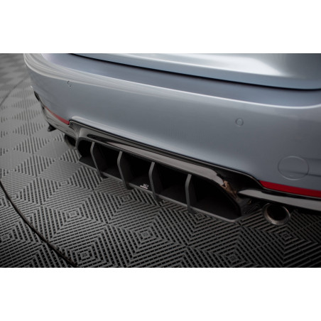 DIFFUSORE POSTERIORE street pro V.1 BMW 4 Coupe / Cabrio / Gran Coupe M-Pack F32 / F33 /  F36 (Cod. 