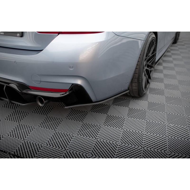 Splitters posteriori laterali Street Pro BMW 435i Coupe M-Pack F32 (Cod. M-BM4F32MPACKCNC-RSD1B)