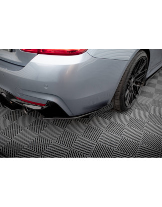 Splitters posteriori laterali Street Pro + Flaps BMW 435i Coupe M-Pack F32 (Cod. M-BM4F32MPACKCNC-RS