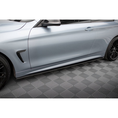 Diffusori minigonne street pro BMW 4  M-Pack F32 / F36 / F33  (Cod. M-BM4F32MPACKCNC-SD2B)