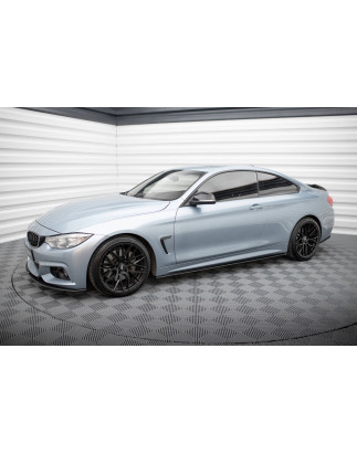 Diffusori minigonne street pro BMW 4  M-Pack F32 / F36 / F33  (Cod. M-BM4F32MPACKCNC-SD2B)