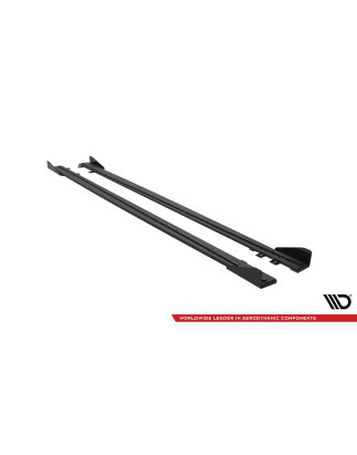 Diffusori minigonne street pro + Flaps BMW 4  M-Pack F32 / F36 / F33  (Cod. M-BM4F32MPACKCNC-SD2B+SF
