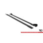 Diffusori minigonne street pro + Flaps BMW 4  M-Pack F32 / F36 / F33  (Cod. M-BM4F32MPACKCNC-SD2B+SF