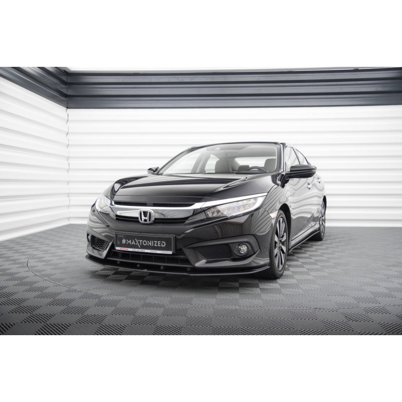 SPLITTER ANTERIORE street pro Honda Civic berlina Mk10 (Cod. M-HOCI10CNC-FD1B)