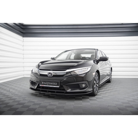 SPLITTER ANTERIORE street pro Honda Civic berlina Mk10 (Cod. M-HOCI10CNC-FD1B)