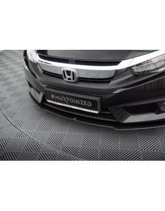 SPLITTER ANTERIORE street pro Honda Civic berlina Mk10 (Cod. M-HOCI10CNC-FD1B)