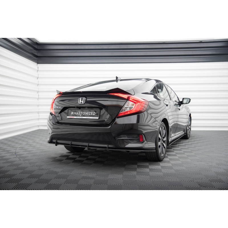 DIFFUSORE POSTERIORE street pro Honda Civic Mk10 (Cod. M-HOCI10CNC-RS1B)