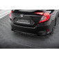 Splitters posteriori laterali Street Pro + Flaps Honda Civic Mk10 (Cod. M-HOCI10CNC-RS1B+RSF1G)