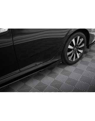 Diffusori minigonne street pro + Flaps Honda Civic Mk10 (Cod. M-HOCI10CNC-SD1B+SF1G)