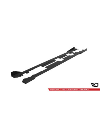 Diffusori minigonne street pro + Flaps Honda Civic Mk10 (Cod. M-HOCI10CNC-SD1B+SF1G)