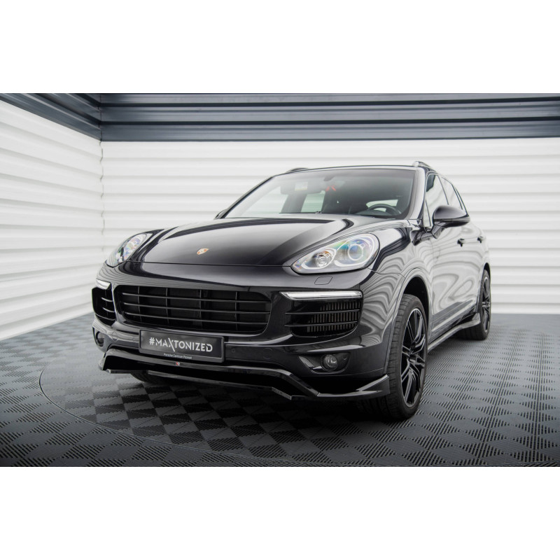 SPLITTER ANTERIORE Porsche Cayenne Mk2 Facelift (Cod. M-PO-CAY-2F-FD1G+FD1RG)