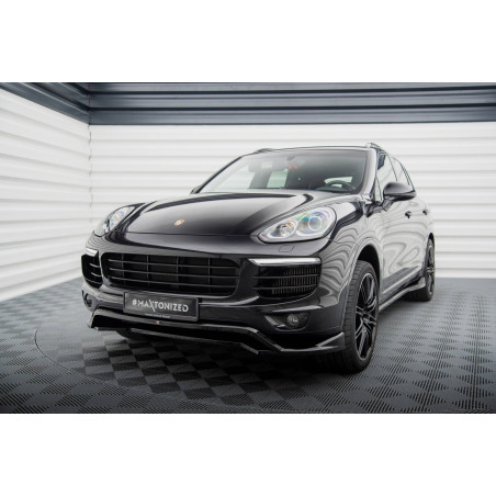 SPLITTER ANTERIORE Porsche Cayenne Mk2 Facelift (Cod. M-PO-CAY-2F-FD1G+FD1RG)