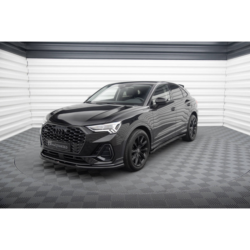 SPLITTER ANTERIORE V.1 Audi Q3 Sportback F3 (Cod. M-AU-Q3-2-SB-FD1G) SPLITTER ANTERIORE V.1 Audi Q3 Sportback F3 (Cod. M-AU-Q3-2-SB-FD1G)