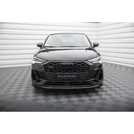 SPLITTER ANTERIORE V.1 Audi Q3 Sportback F3 (Cod. M-AU-Q3-2-SB-FD1G)