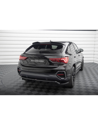 Splitter posteriore (con barre verticali) Audi Q3 Sportback F3 (Cod. M-AU-Q3-2-SB-RD1G+RD2G)