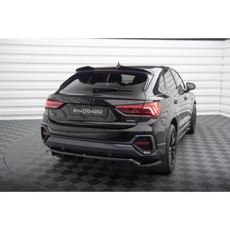 Splitter posteriore (con barre verticali) Audi Q3 Sportback F3 (Cod. M-AU-Q3-2-SB-RD1G+RD2G)