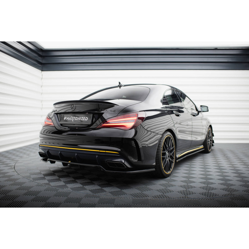 Splitter posteriore (con barre verticali) Mercedes-AMG CLA 45 C117 Facelift (Cod. M-ME-CLA-117-45-AM