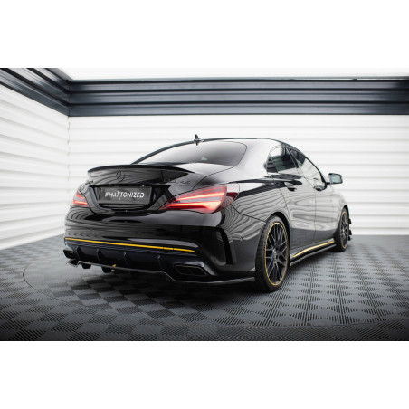 Splitter posteriore (con barre verticali) Mercedes-AMG CLA 45 C117 Facelift (Cod. M-ME-CLA-117-45-AM