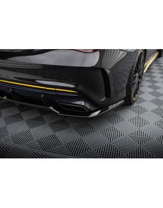 Splitter posteriore (con barre verticali) Mercedes-AMG CLA 45 C117 Facelift (Cod. M-ME-CLA-117-45-AM