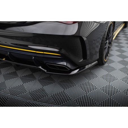 Splitter posteriore (con barre verticali) Mercedes-AMG CLA 45 C117 Facelift (Cod. M-ME-CLA-117-45-AM