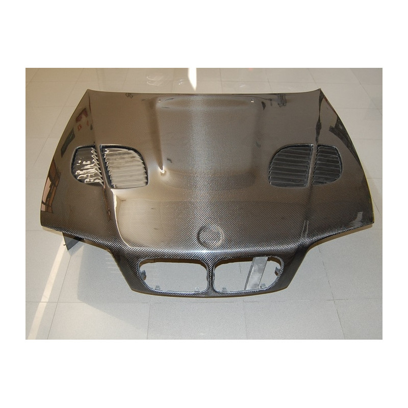 Cofano Carbonio BMW E46 98-01 4P Look M3 GTR (Cod. E-TCB7005)