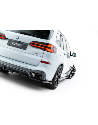 Splitter posteriore (con barre verticali) V.1 BMW X5 M-Pack G05 Facelift (Cod. M-BM-X5-05F-MPACK-RD1
