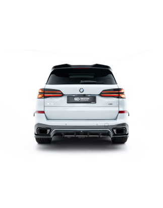Splitter posteriore (con barre verticali) V.2 BMW X5 M-Pack G05 Facelift (Cod. M-BM-X5-05F-MPACK-RD2