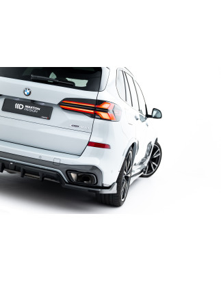 Splitter posteriore (con barre verticali) V.2 BMW X5 M-Pack G05 Facelift (Cod. M-BM-X5-05F-MPACK-RD2