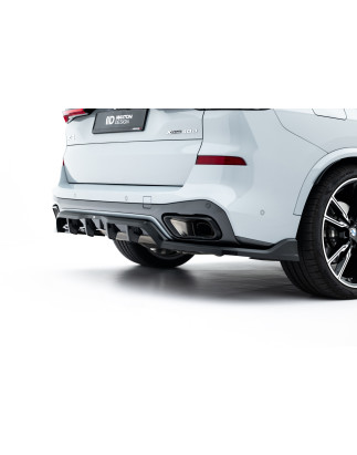 Splitter posteriore (con barre verticali) V.2 BMW X5 M-Pack G05 Facelift (Cod. M-BM-X5-05F-MPACK-RD2