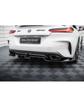 Splitter posteriore (con barre verticali) BMW Z4 M40i G29 (Cod. M-BM-Z4-29F-M-RD1G+RD2G)