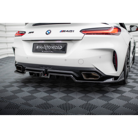 Splitter posteriore (con barre verticali) BMW Z4 M40i G29 (Cod. M-BM-Z4-29F-M-RD1G+RD2G)