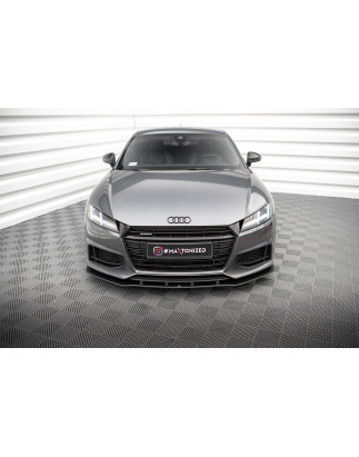 SPLITTER ANTERIORE street pro Audi TT S / S-Line 8S (Cod. M-AUTT3SLINECNC-FD1B)